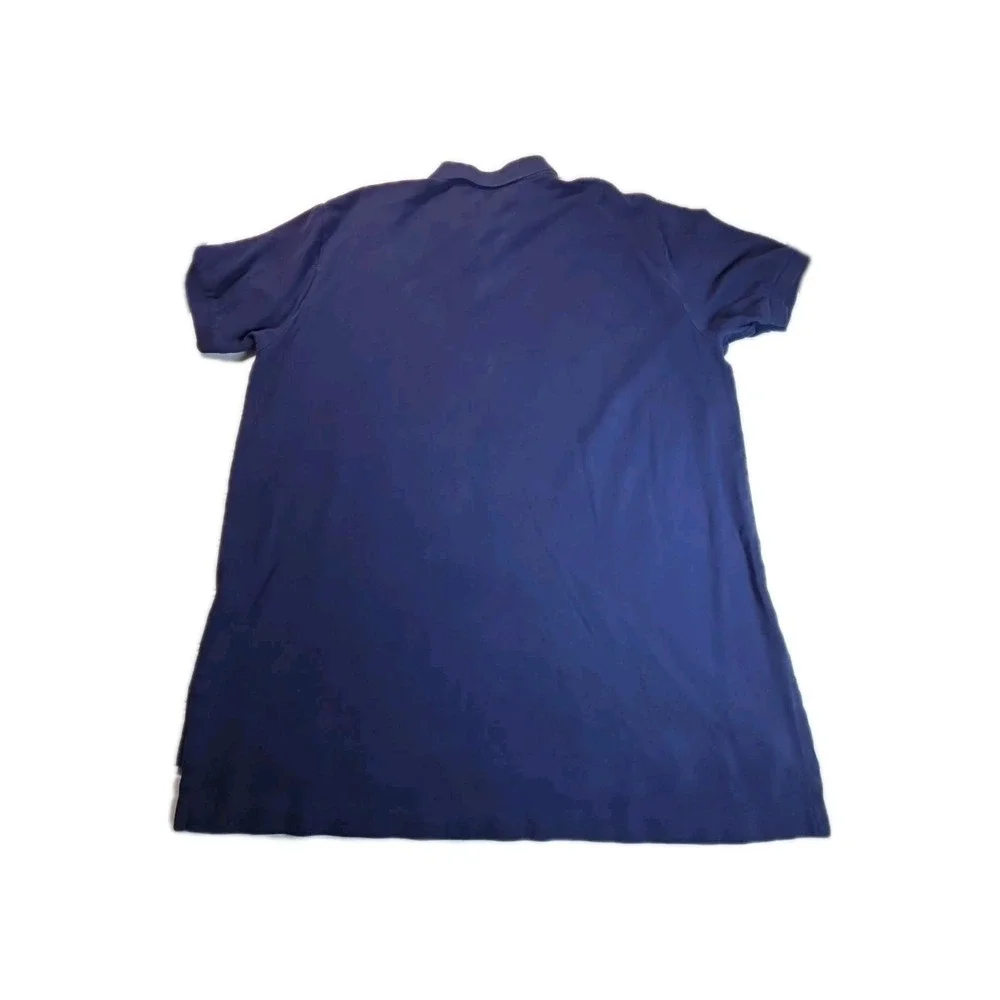 Polo Ralph Lauren Men Polo Shirt  XL Blue Short Sleeve Classic Fit Red Pony Logo